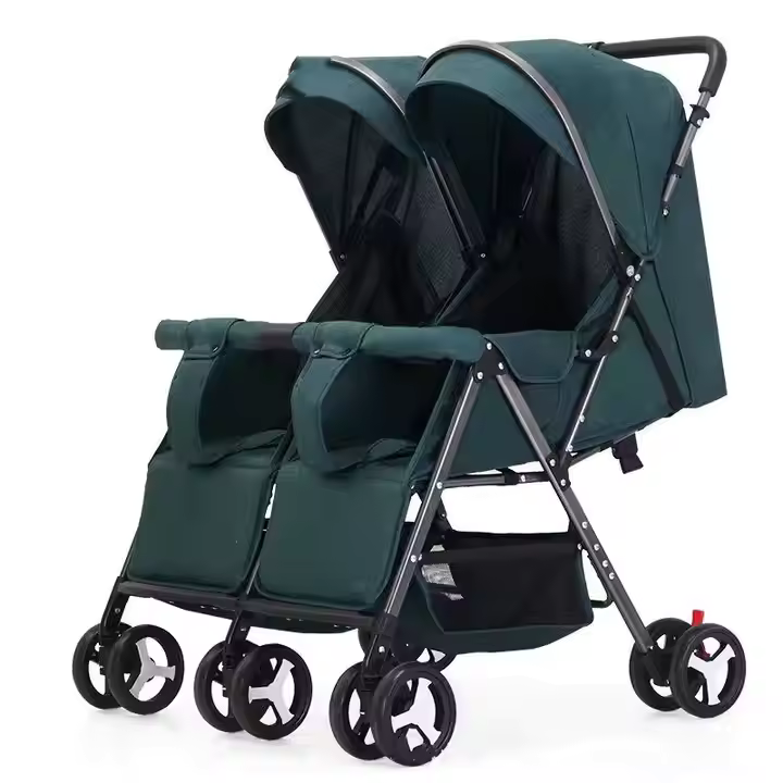 عربية بيبي توأم جمب بعض ذراع قلاب ABL-A6 | Baby Twin Side Carrier with Flip-Up Arms ABL-A6