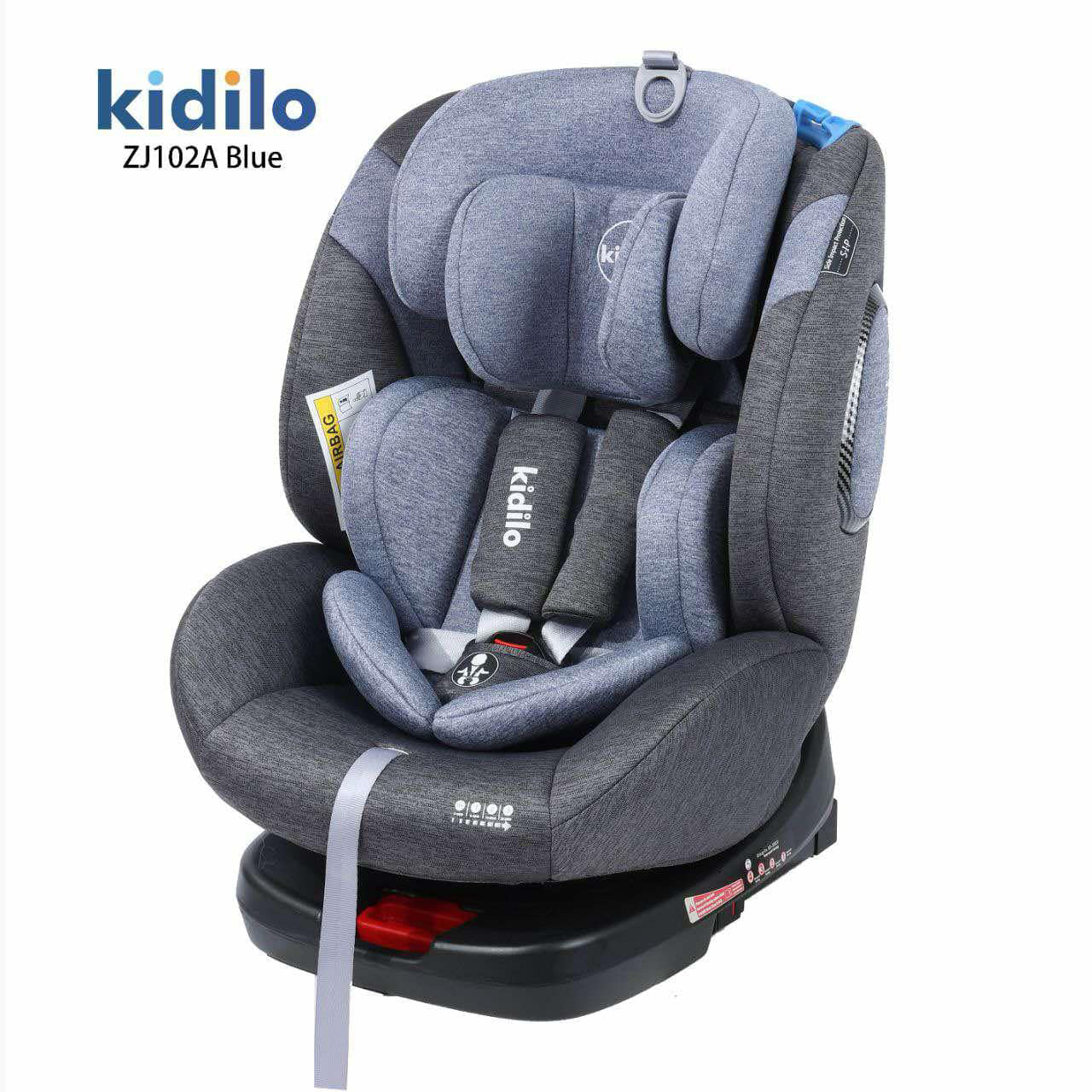 Kidilo Car Seat Stage 2 & 3 Isofix 360 Degree ZJ102A | كارسيت كيديلو مرحلة ثانية وثالثة ايزوفكس 360 درجة