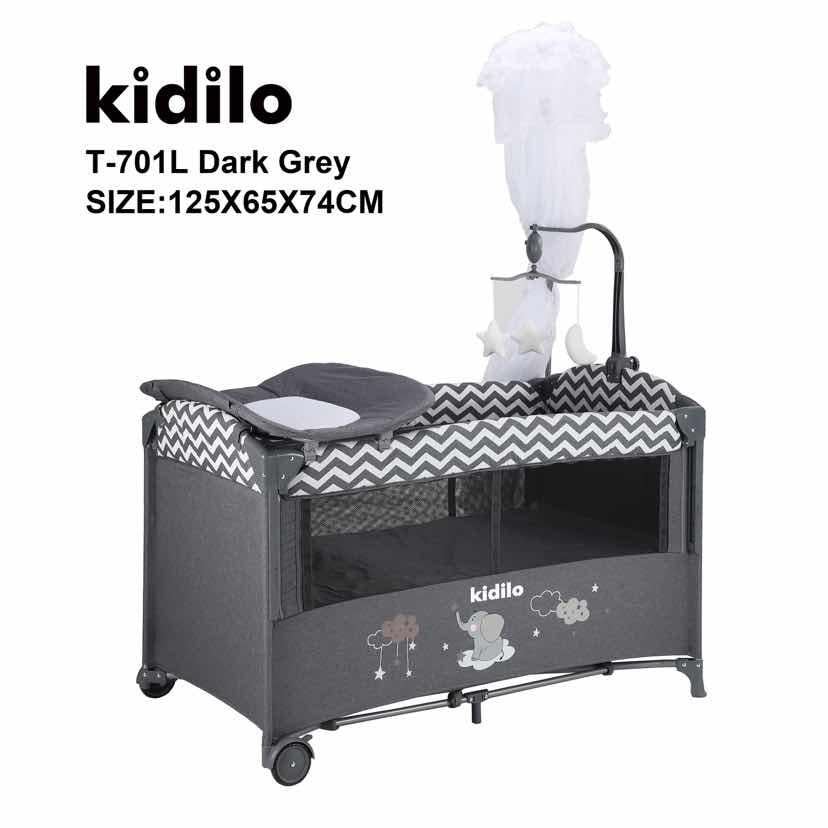 Kidilo Baby Bed T-701L | ุณุฑูุฑ ุฃุทูุงู ููุฏููู T-701L