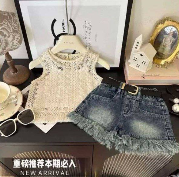 Girl Hot Shorts Set