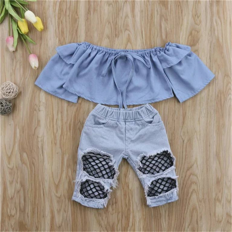 Baby Girl Jeans Set