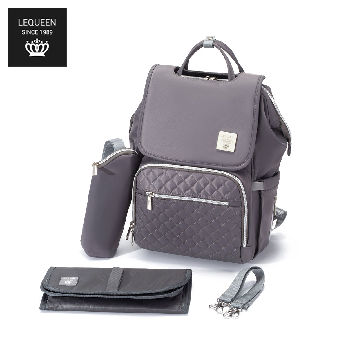 Lequeen Diamond 7TH Edition Soft Waterproof Original mommy bag – الجيل السابع الدايموند من ليكوين