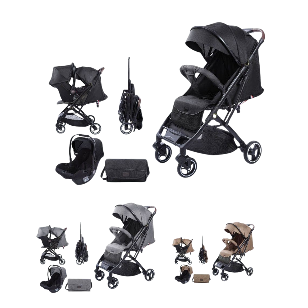 Burbay Stroller + Carseat dm067 عربة الأطفال Burbay مع مقعد السيارة DM067