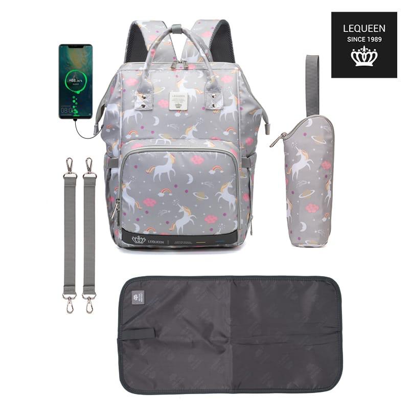Lequeen Diamond 7TH Edition Soft Waterproof Original mommy bag – الجيل السابع الدايموند من ليكوين