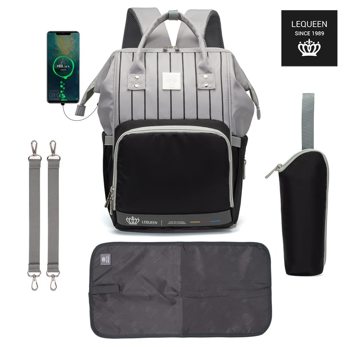Lequeen Diamond 7TH Edition Soft Waterproof Original mommy bag – الجيل السابع الدايموند من ليكوين