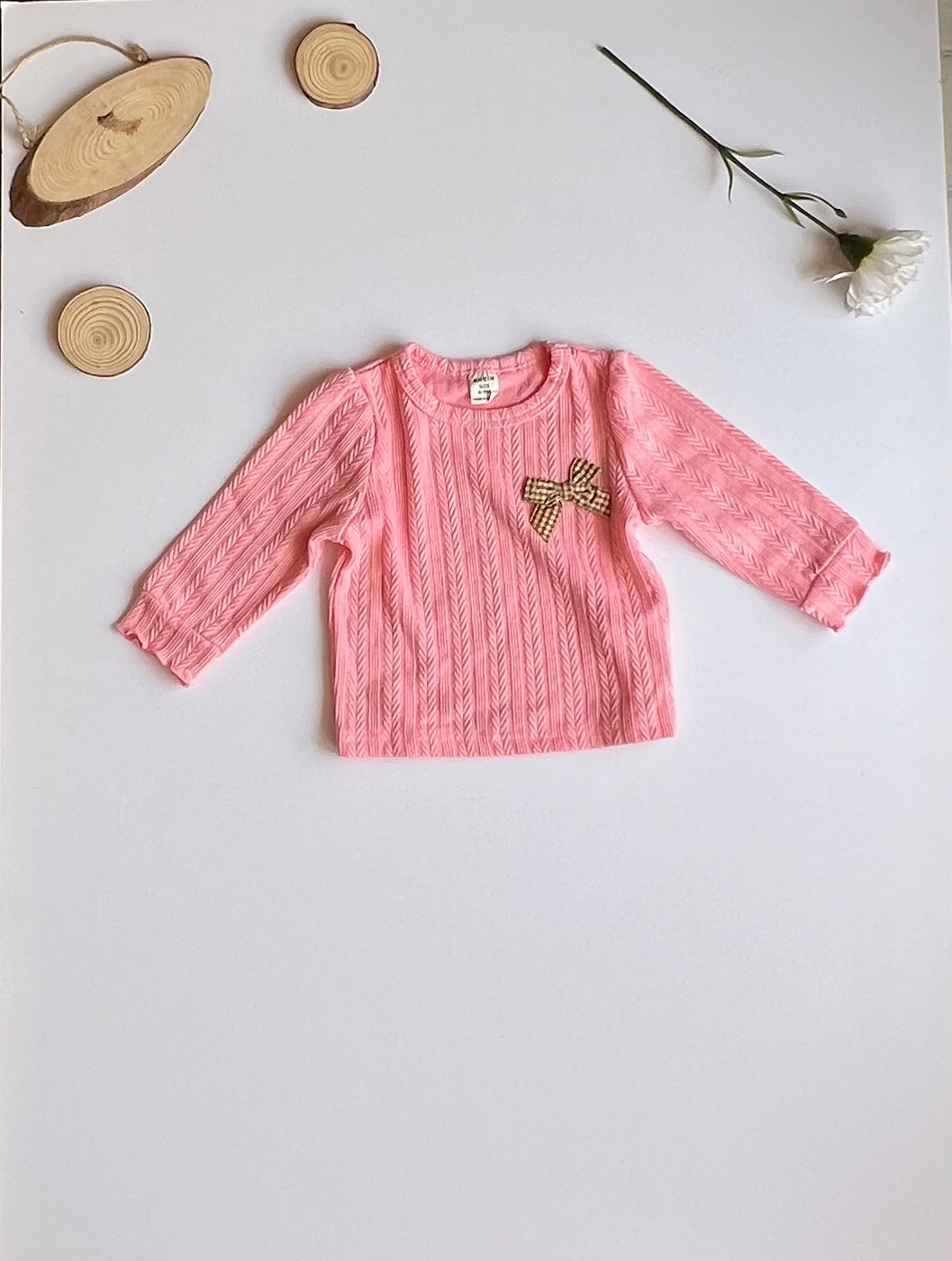 Pink Shirt With Sleeves