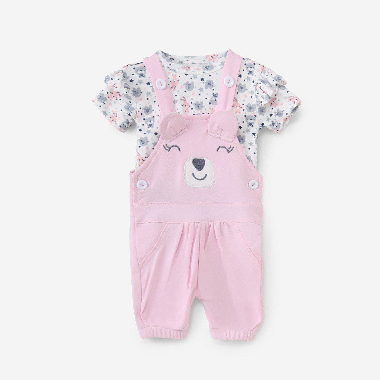 baby bear girly salopette