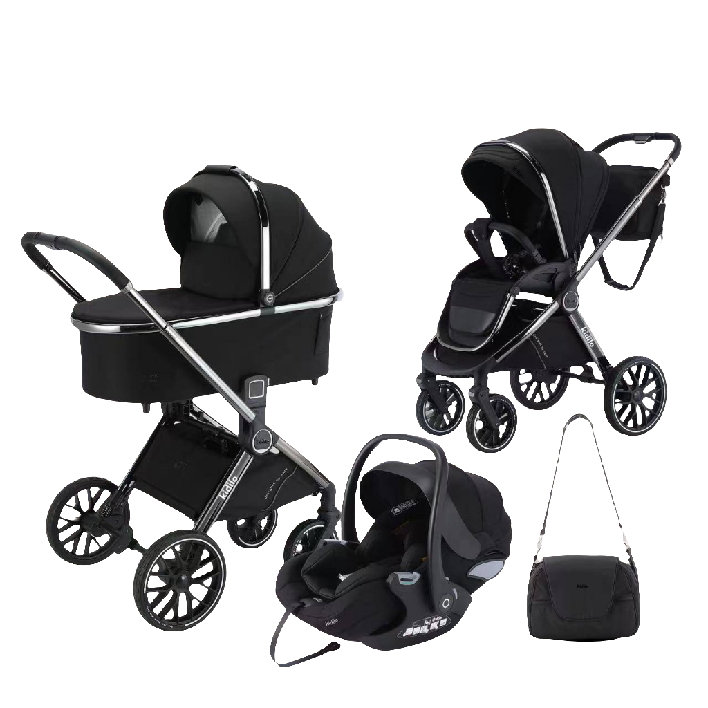 Kidilo g100 3 in 1 strollerطقم كامل بالكارسيت