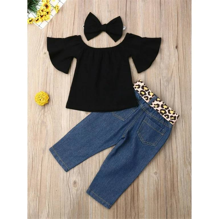 Baby Black Ribbon Set