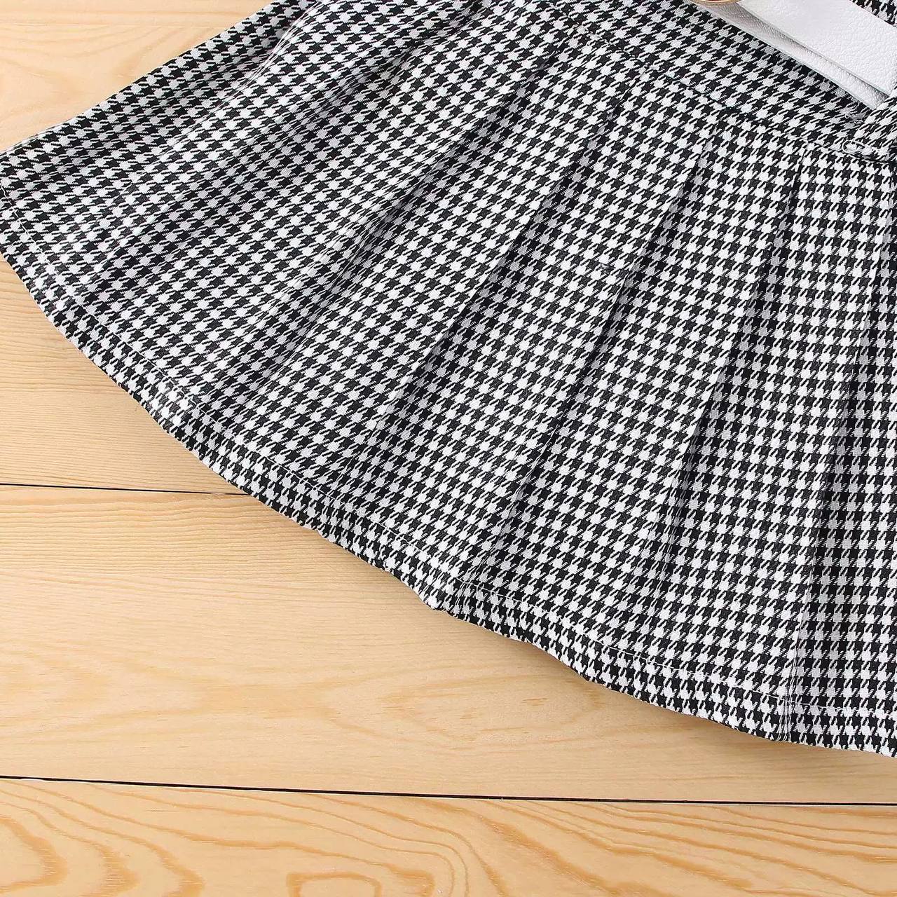 Plaid Skirt Set