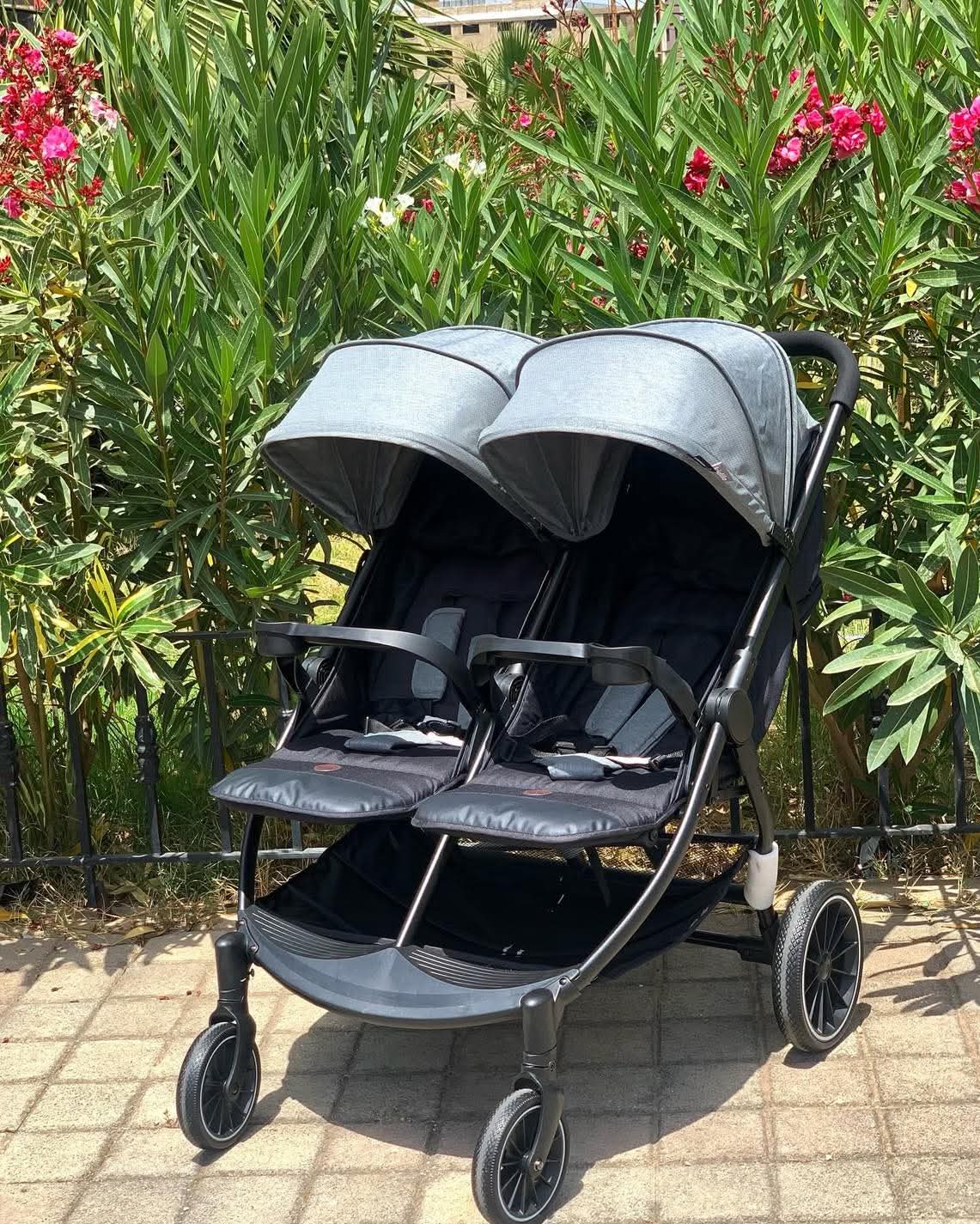 Kidilo twins stroller lb100 | عربة الأطفال التوأم كيديلو