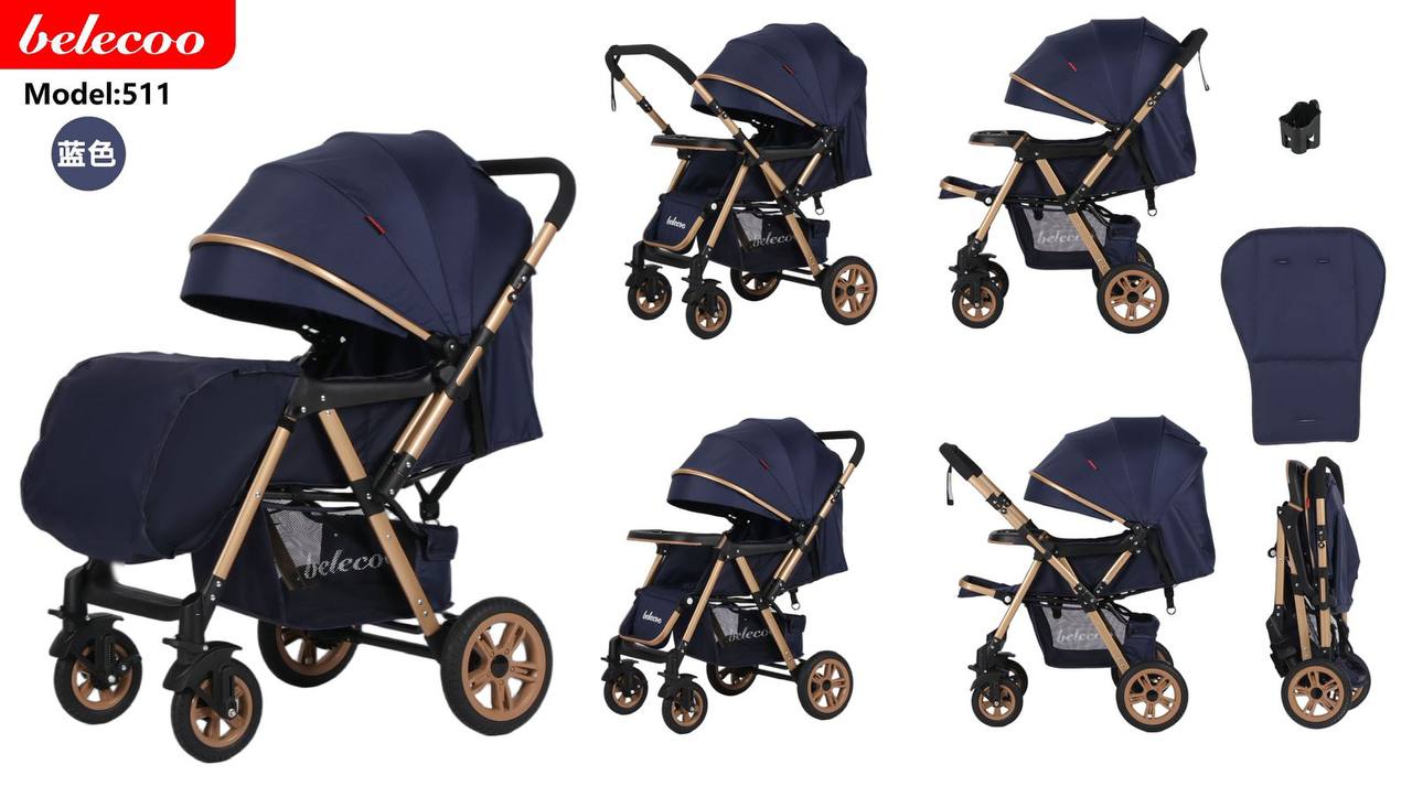 Belecoo Stroller 511- عربة اطفال