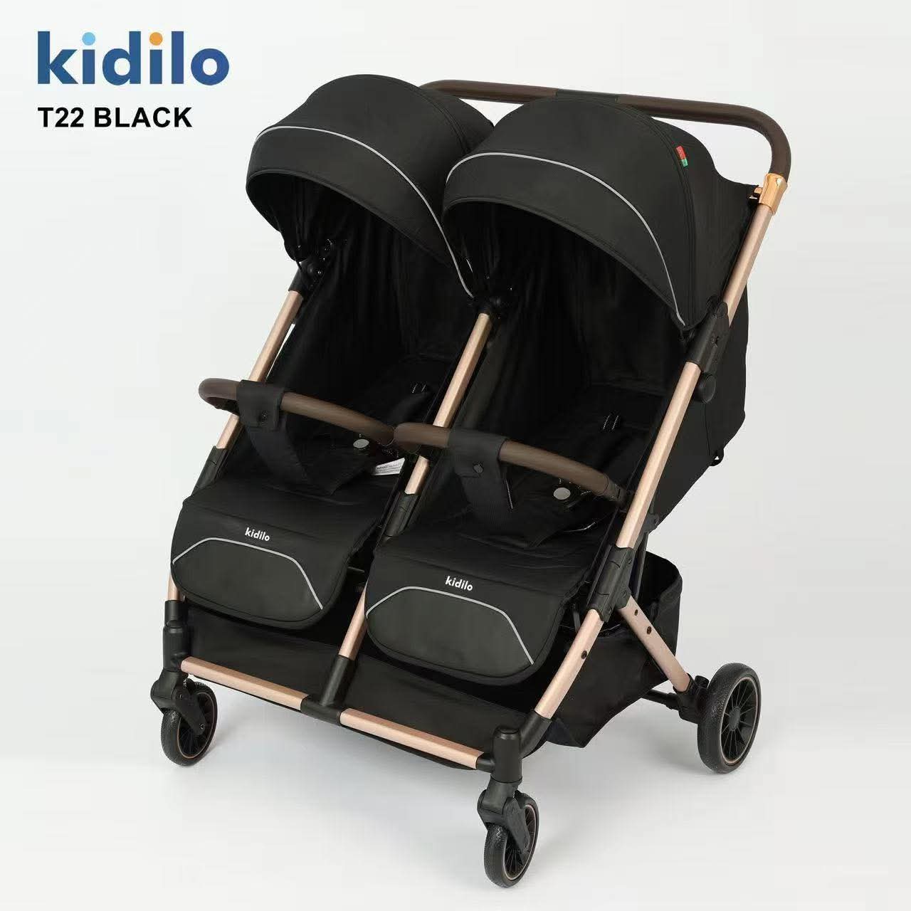 Kidilo Twin Stroller T22 | عربة أطفال كيديلو T22